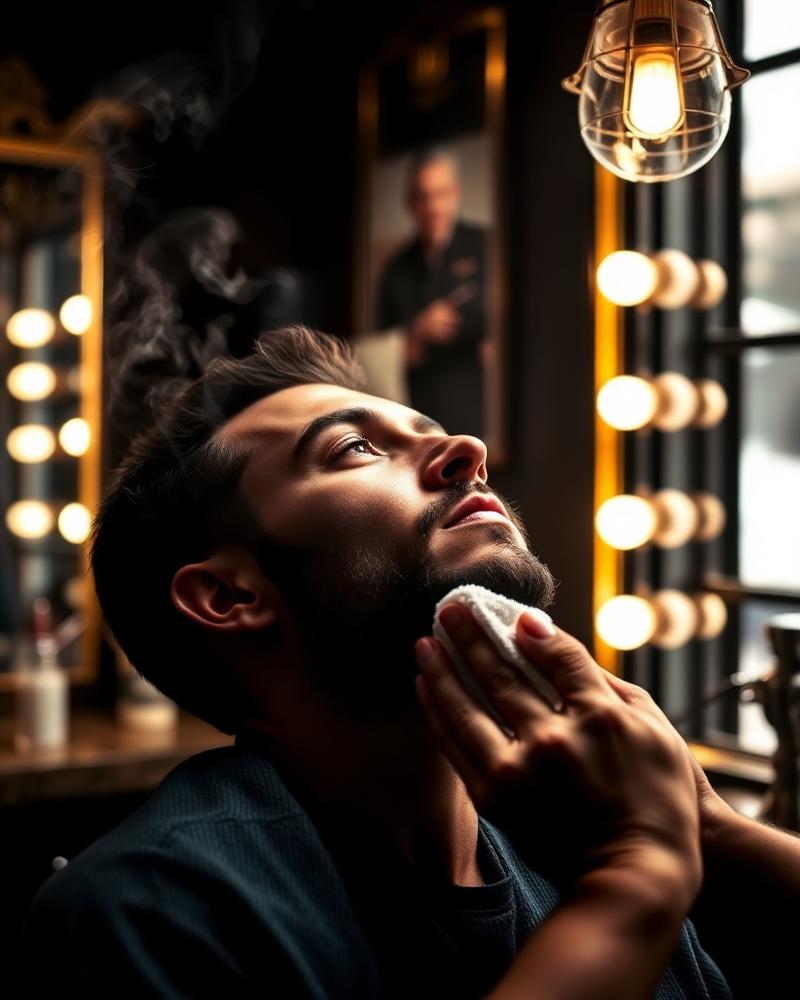 Hot towel shave